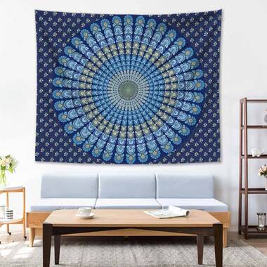 Dark teal tapestry hot sale